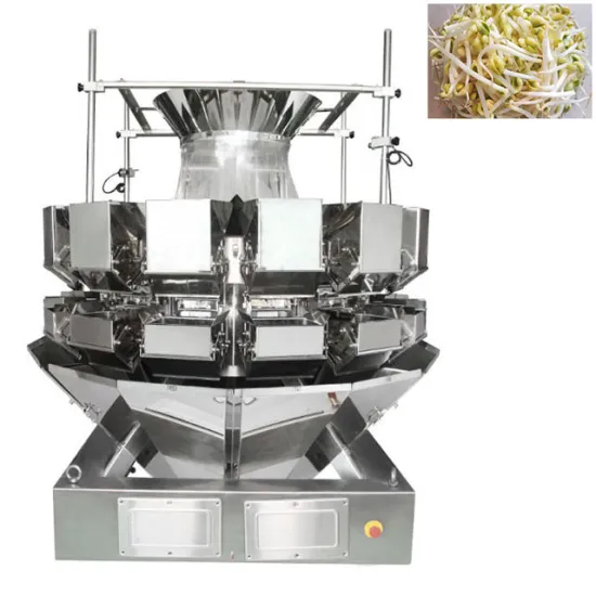 Mung Bean Sprouts Automatic Weighing Filling Bagging Machine with VFFS