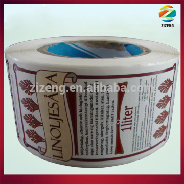 China excellent strong adhesive vinyl label sticker