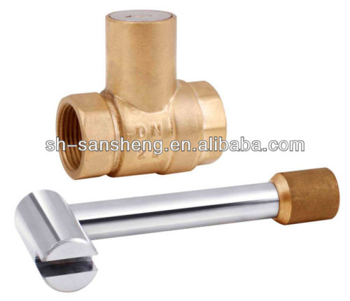 new design hot sale brass ball valve with lock patented product