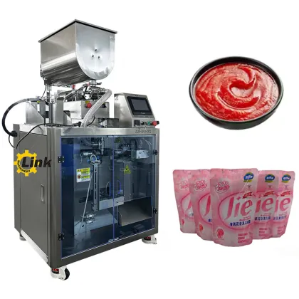 Automatic Multi-function Garlic Sauce and Tomato Sauce Honey Pouch Packing Machine