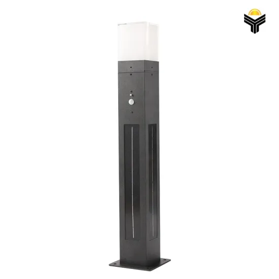 4 Solar Panels Waterproof Stainless Steel Solar Lawn Light with Human Sensor