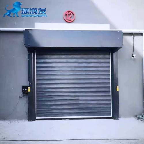 Aluminium Spiral Insulated High Speed ​​Rolling Shutter Door