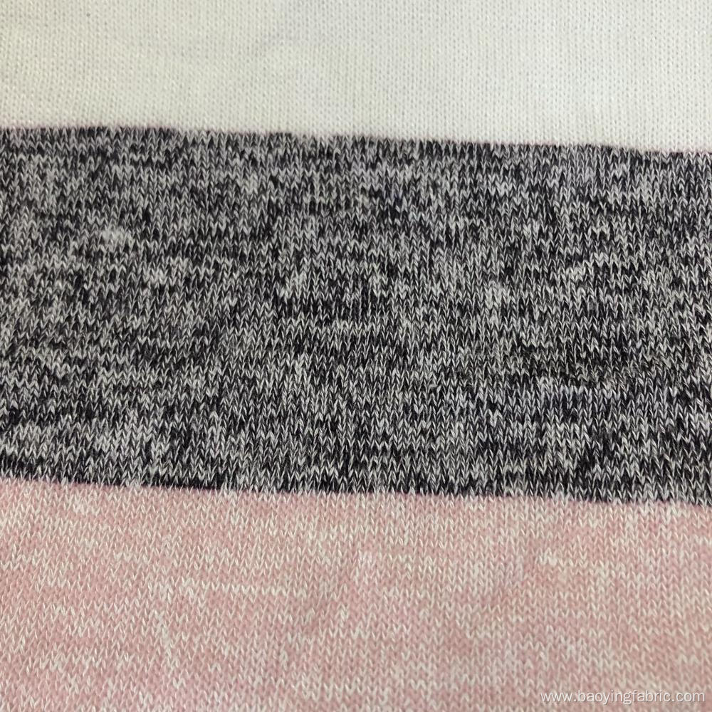 Coarse Needle Yarn Dyed Knit Fabric