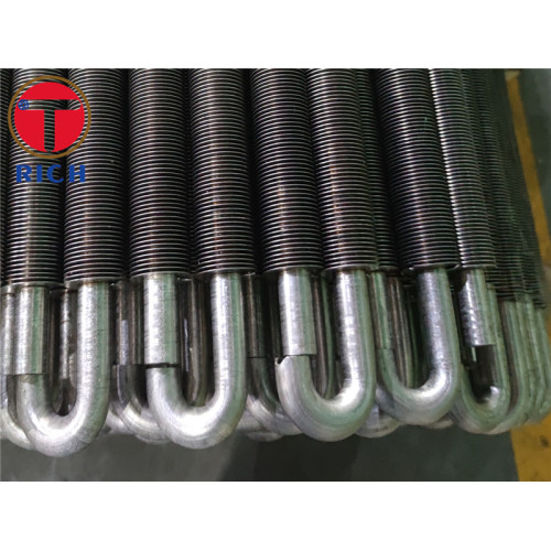 High Frequency Welded Spiral Finned Aluminum Fins Tube