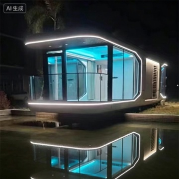 Space Capsule Home: Portable Eco-Friendly Living Pod