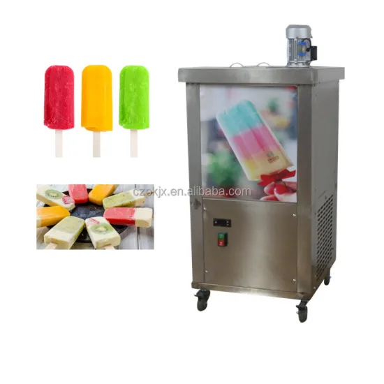 Single Mold Freezing Ice Lollipop Popsicle Making Machine