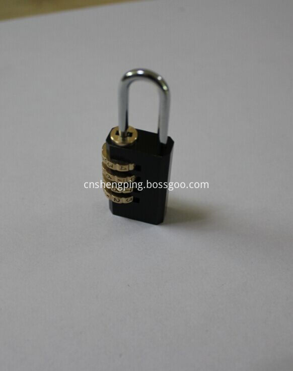  Black-plated Brass Combination Padlocks