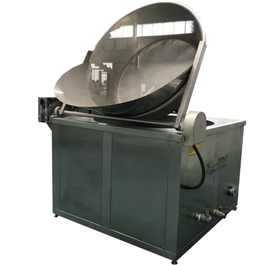 Automatic Discharge Batch Frying Machine