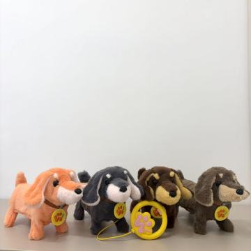 Long Dachshund Electric Plush Toy