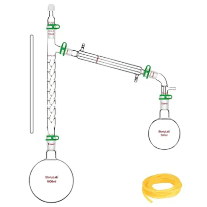 250ml Pyrex Glass Volumetric Flask - 3 Neck Round Bottom for Alcohols