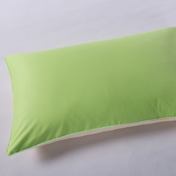 Neue Doppelfarbkissenbezug Fruchtgrün Beige