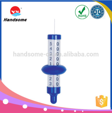 Floating nipple thermometer (one side) of wall skimmer for above-ground and in-ground swimming pool