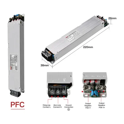 5V 80A Bina Flexible Transparent LED Screen Power Supply: Ac Dc Adapter for 110V DC Applications