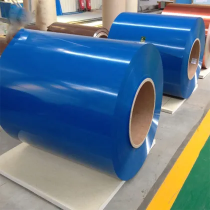 0.4mm Blue Color Coated Steel Coil