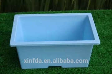 Wholesale Various Sizes Eco-friendly Colorful Rectangular Plastic Flower Pots