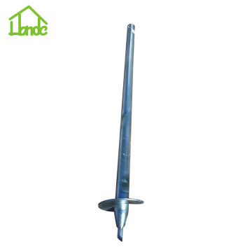 H type galvanized ground screw anchor