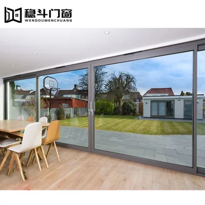 Aluminum Alloy Exquisite Trackless Sliding Doors