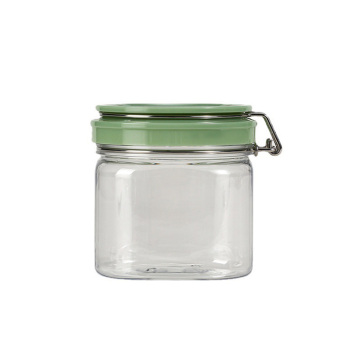 Clear PET Airtight 400ml Bath Salt Bottle Jar - Sealed Screw Top Lid for Sale
