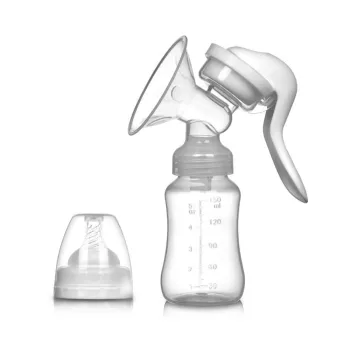 BPA-Free Portable Handheld Quiet Manual Breast Pump with Food Grade Silicone