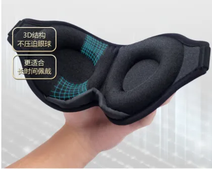 3D Luxury Sleep Eye Mask: Silk Foam Blindfold for Blocking Out Light