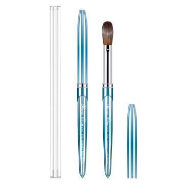 Premium Kolinsky Nail Art Brush for High-Quality Dream Blue Acrylic Nails - 2024