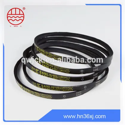China factory heat resist narrow rubber v belt, triangle v belt A B C D O