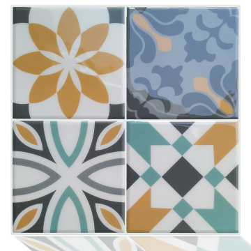 Waterproof Peel Stick backsplash Self Adhesive Kitchen Tiles