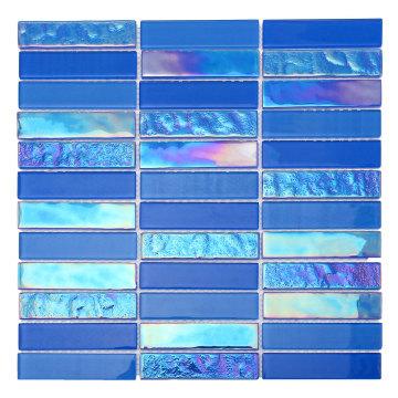 Crystal glass mosaic with zero water absorption