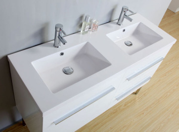 Double Resin Basin Cabinet Design