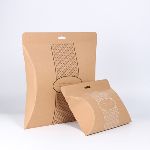 Good Price Kraft Paper Pillow Box Packaging