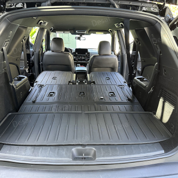 Pelindung kargo TPE premium dan pelindung belakang tempat duduk untuk Nissan Pathfinder 2022-2023