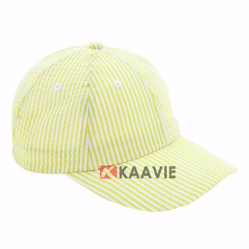 guangzhou factory high quality striped seersucker cap