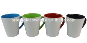 ceramic coffee mug double color