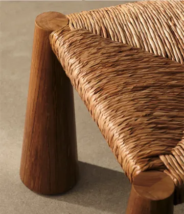Modern Italian Rattan Chair for B&B and Restaurant Dining
