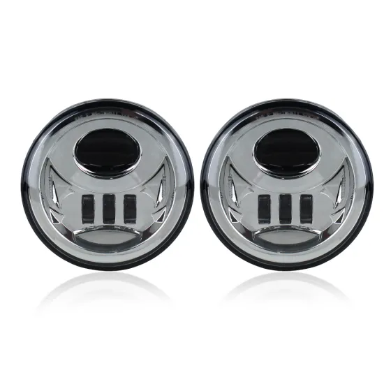 Chrome LED Fog Lights for 05-11 Toyota Tacoma, 07-13 Tundra, 08-18 Sequoia