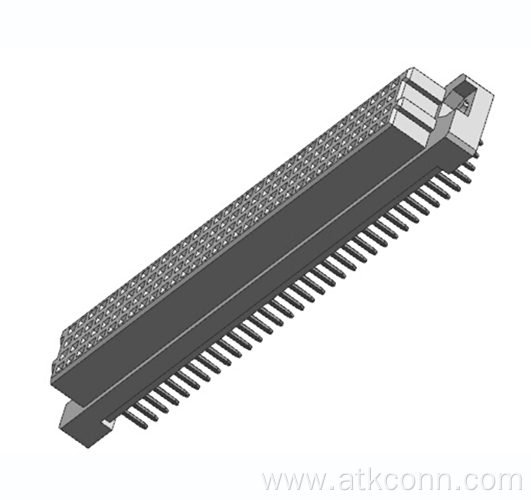 128 Positions 4 Row Type C Eurocard Connectors per DIN 41612 and IEC 60603-2