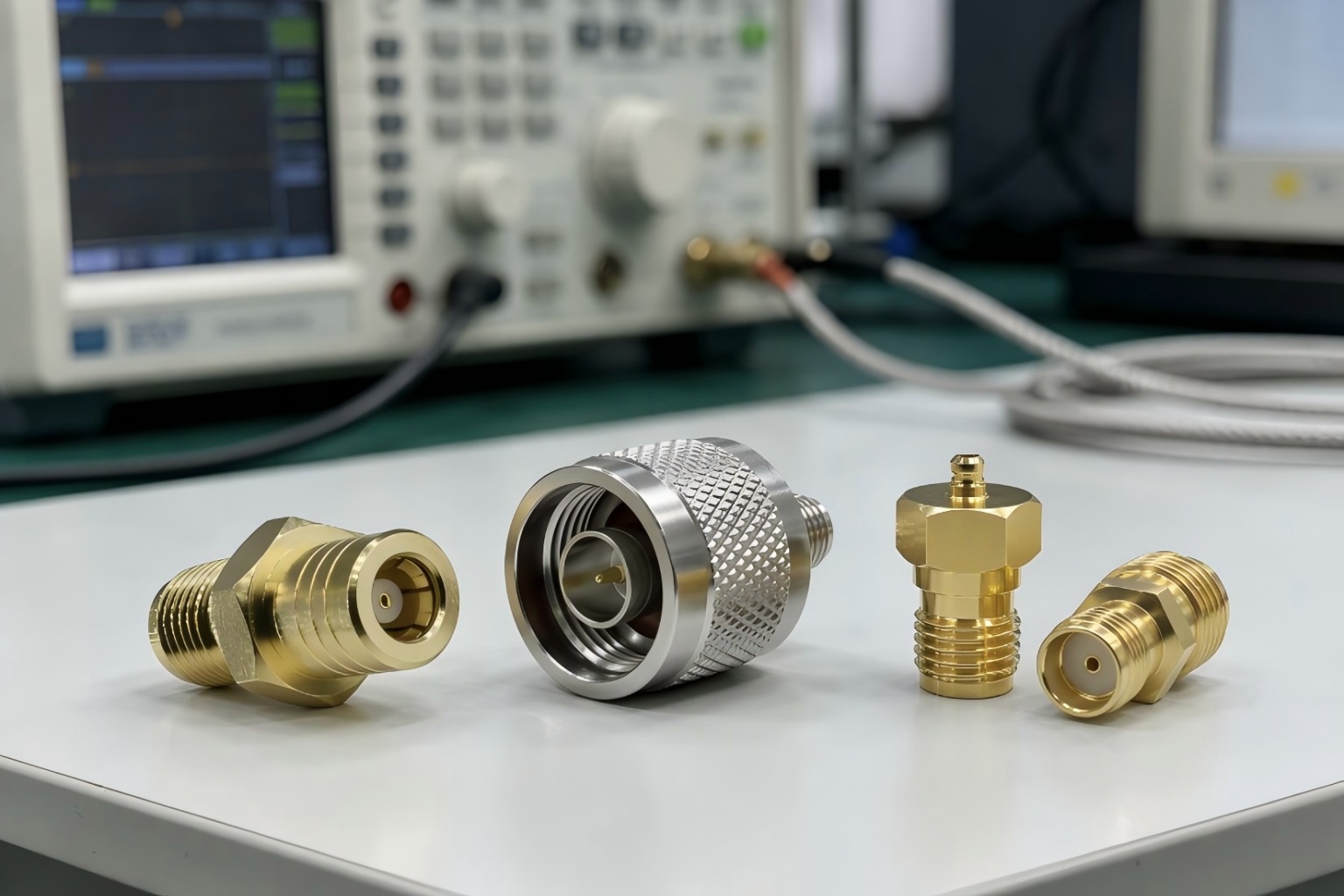 SMB MMCX and N Type RF connectors for wireless communication applications