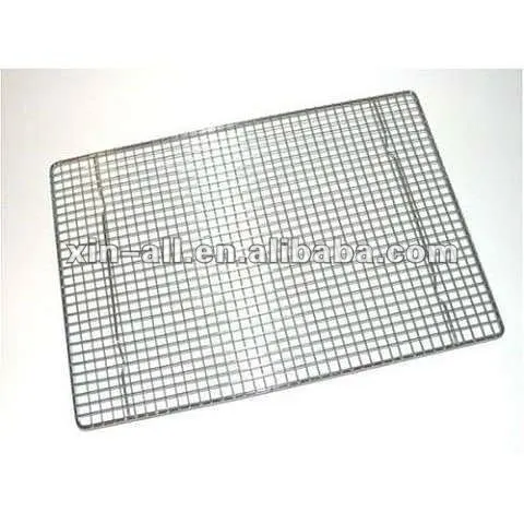 electro galvanized folding barbecue wire grill/galvanized barbecue wire mesh