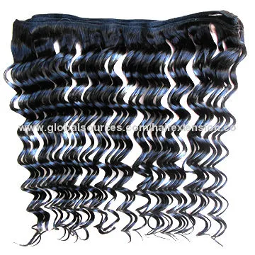Deep Wave Hair Weft in Color #1B