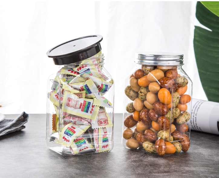 Plastic Food Storage Jars