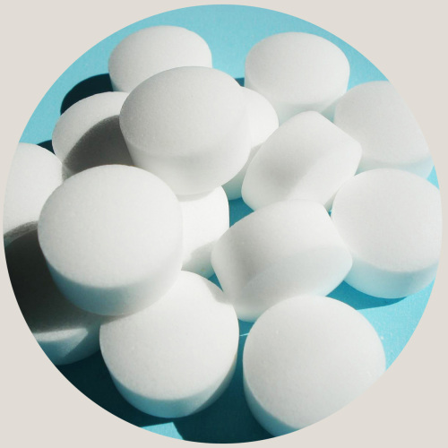 Food grade water softener salt tablet