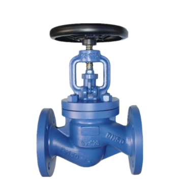 Wap Globe Valve DN50 Bellow Seal Cast Iron Manual Injap untuk Minyak, Air, Wap, dan Industri - 3 Tahun EN 1074 Compliant