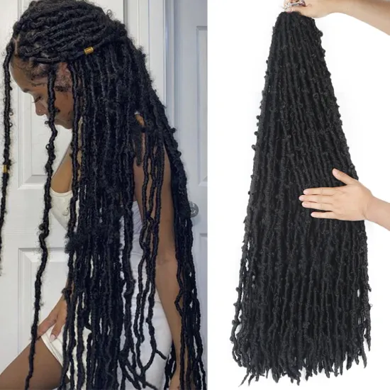 wholesale 14inch 24inch 36 inch Butterfly Locs Nu Distressed Butterfly Locs Nu Soft Locs Crochet Hair
