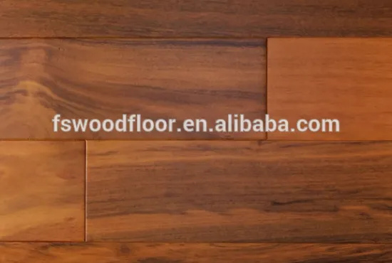 Prefinished Natural curupay hardwood flooring