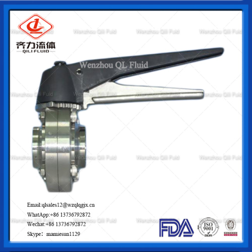 Stainless Steel Threaded Welding Butterfly Valve