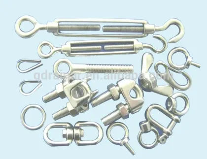 steel and stainless turnbuckles and riggings