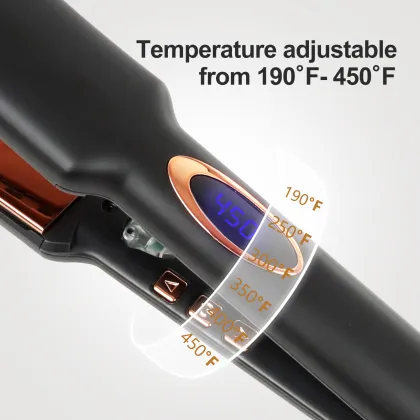 Infrared Professional Ionic Technology LCD Display Salon Wide Plate Hair Straightener