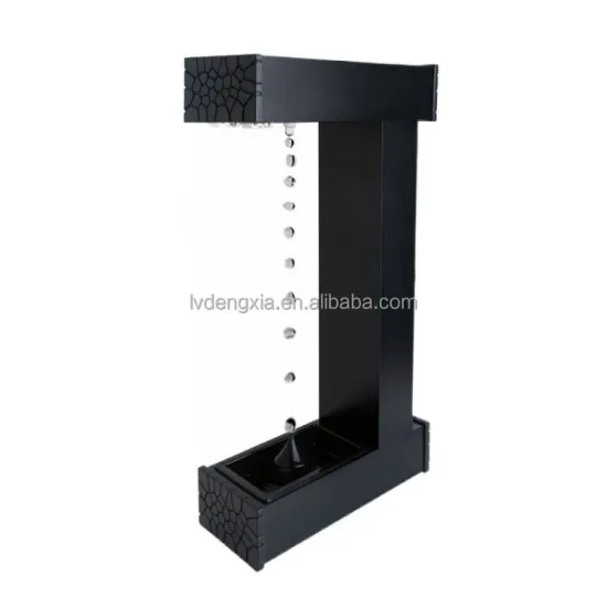 Crystal Anti-Gravity Levitating Water Drops Table Lamp with UV Air Purification