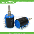 1pcs WXD3-12-1W Wirewound Potentiometer 100 220 470 1K 2K2 3K3 4K7 10K 22K 33K 47K Ohm 100R 220R 470R 2.2K 3.3K 4.7K WXD3-12 1W