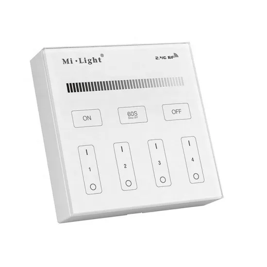 Smart LED Controller: Milight B1 4-Zone Brightness Dimming Panel for LED Dimmer